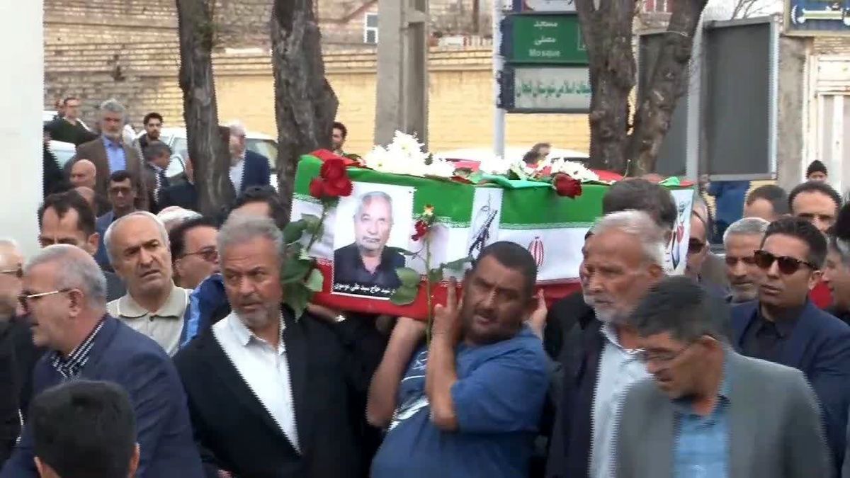 وداع با جانباز سرافراز دفاع مقدس